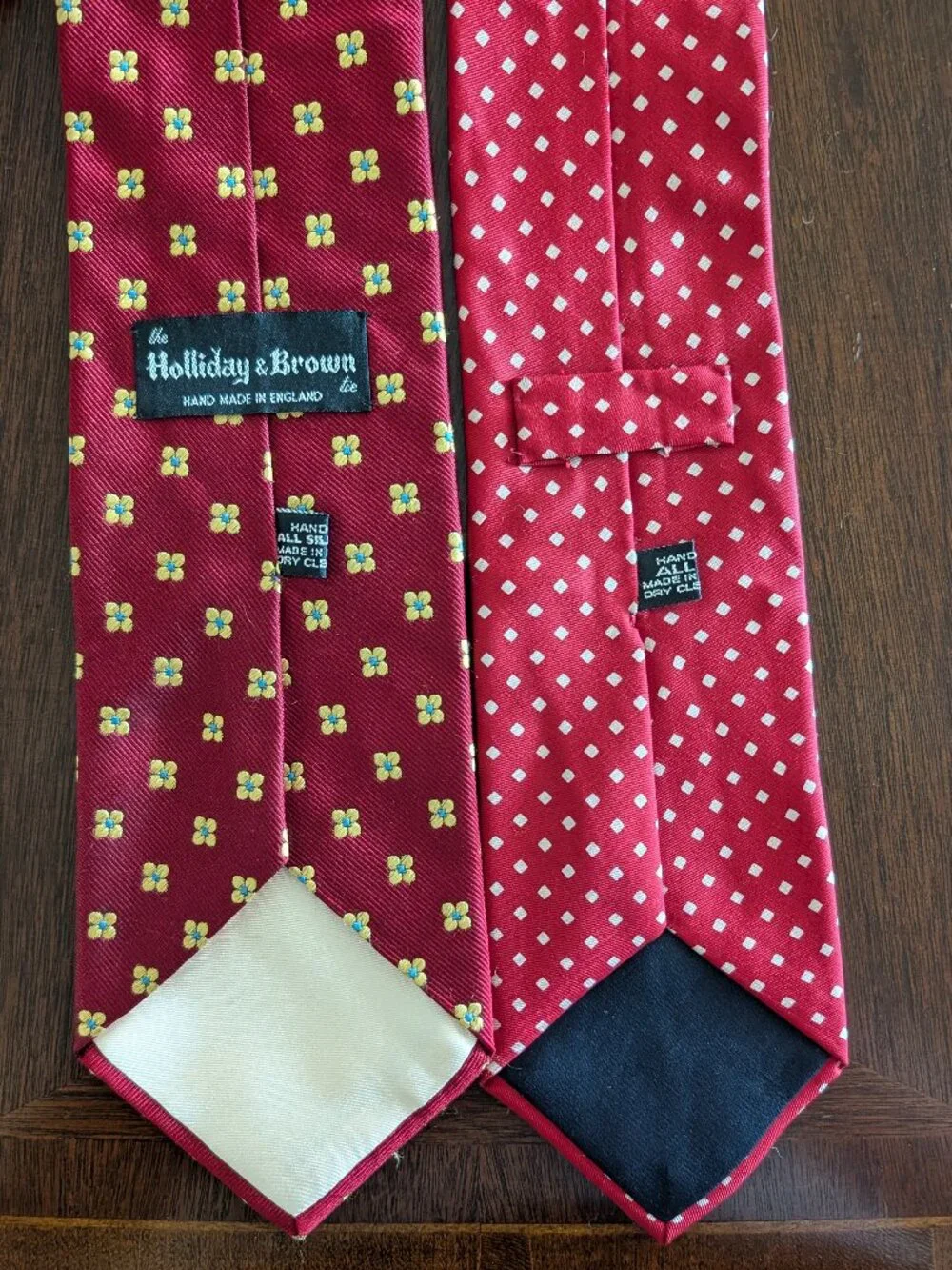 Handmade England Ties Gieves Hawkes Charles Hill Hilditch Key Seaward Stearn